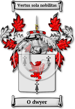 O dwyer Family Crest Download (jpg) Legacy Series - 150 DPI